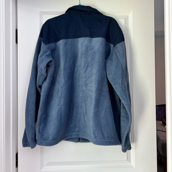 Like New! Men’s Columbia Fleece Zip-Up, Chest Pockets, Size Large - Picture 2 of 5